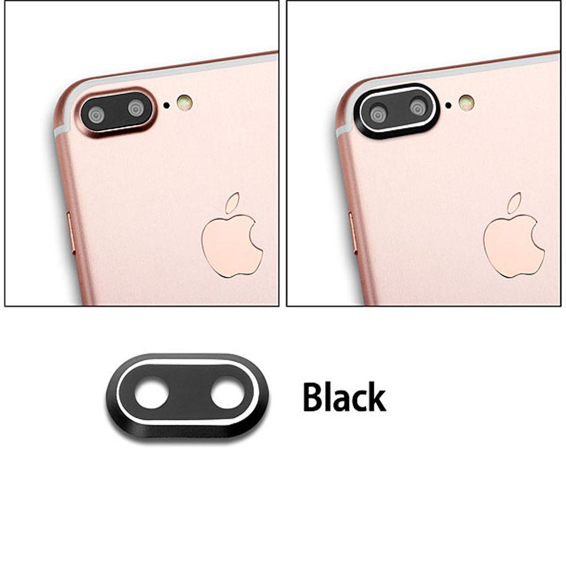 MR Metal Lens Protector / Ring Camera / Pelindung Kamera For Apple iPhone 7 Plus / Iphone7 Plus / iPhone 7G Plus / Iphone 7S Plus Ukuran 5.5 Inch - Hitam
