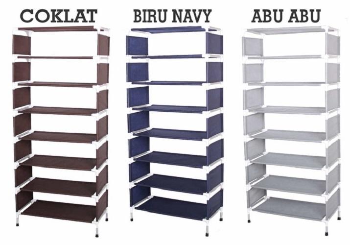 Rak Sepatu Aluminium 8 Susun A427
