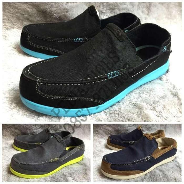Promo (GARANSI TERMURAH) Sepatu Pria Crocs Walu Express Loafer Man Original Gratis Ongkir