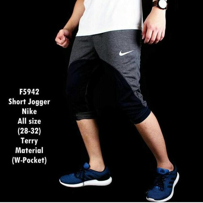 celana jogger nike pendek pria sport gym fitnes olahraga - AWSVP6
