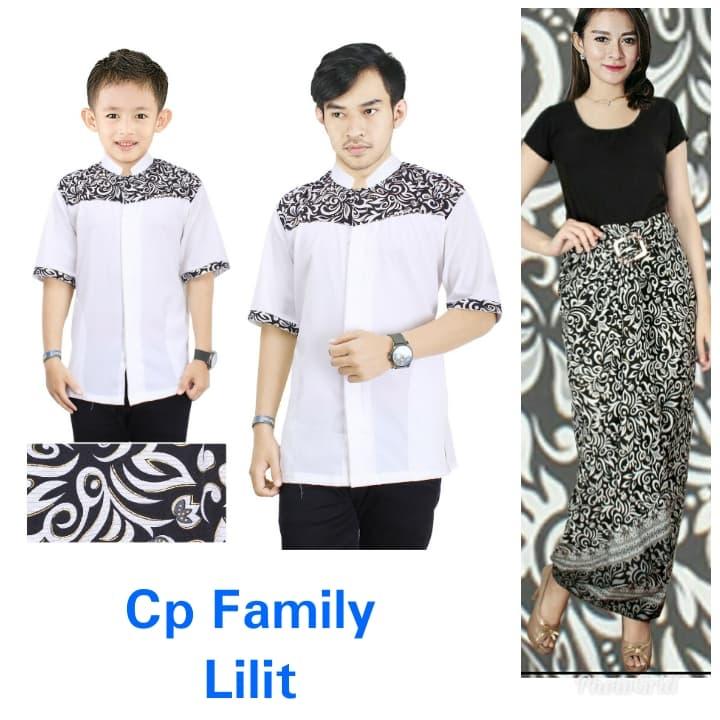 〘DIStRibuTor LANGSUnG〙TK650 Couple Family Baju Muslim Tio Koko Kemeja Anak Ayah Dan Rok Lilit