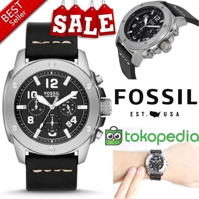 Jam Tangan Pria Merk Fossil FS 4928 / FS4928 Original Free yes