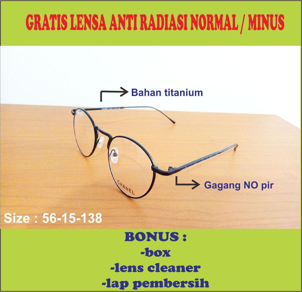 FRAME KACAMATA KOREA 3268 FREE LENSA NORMAL/MINUS ANTI RADIASI