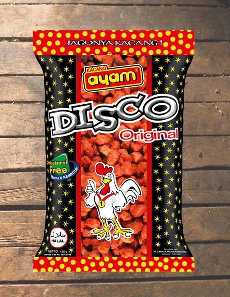 Kacang Disco 900 Gr - Cemilan Khas Makassar - Cap Kacang Ayam Original