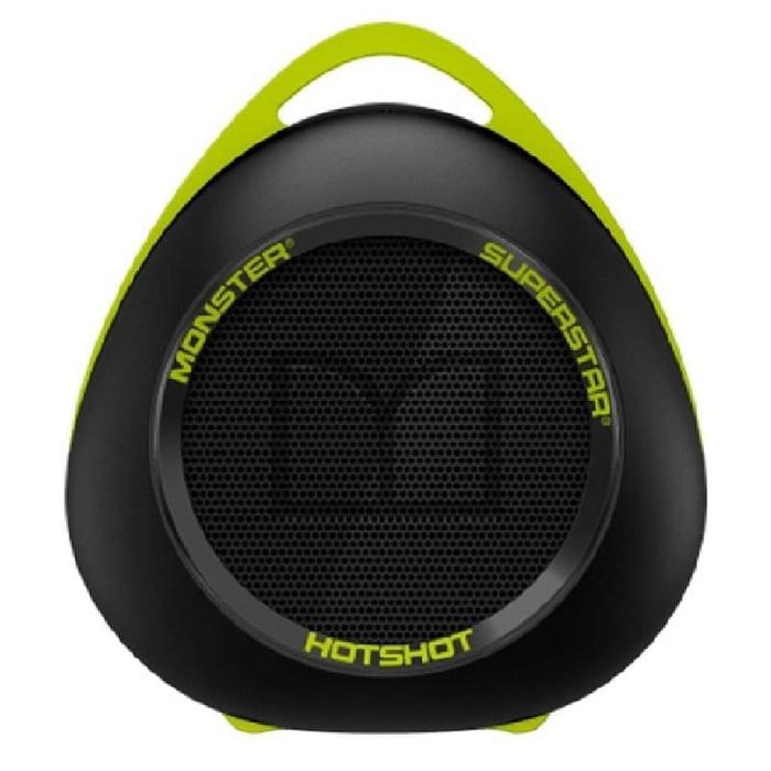 Monster Superstar Hotshot Bluetooth Speaker - Black Green