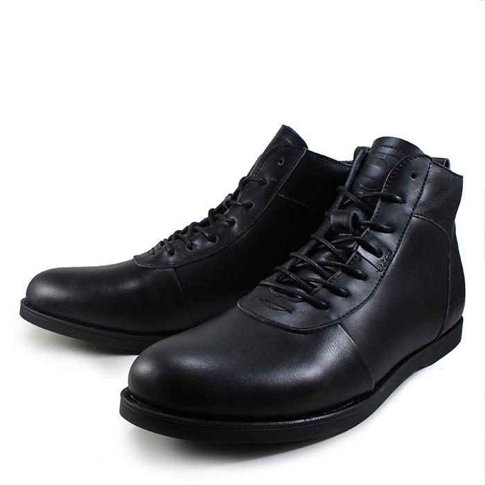 Big Sale Branded !! Sepatu Pria Sauqi Brodo Racing Black Kulit Casual Sneakers Kerja Kantor