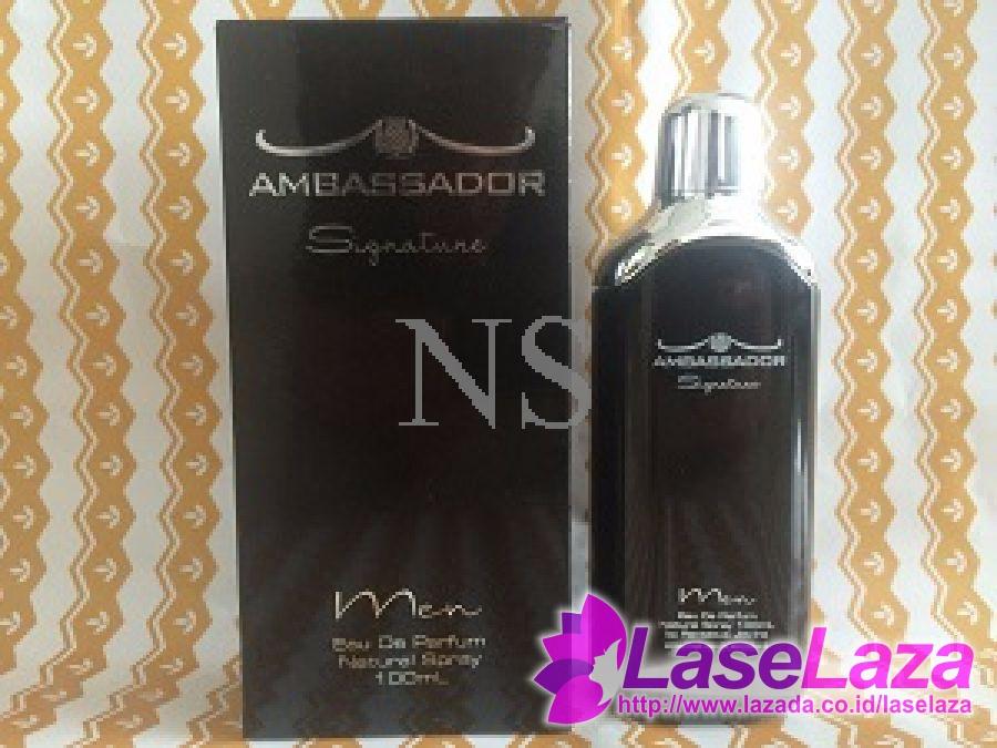 PARFUM ORIGINAL AMBASSADOR SIGNATURE MEN 100 ML HIGH QUALITY