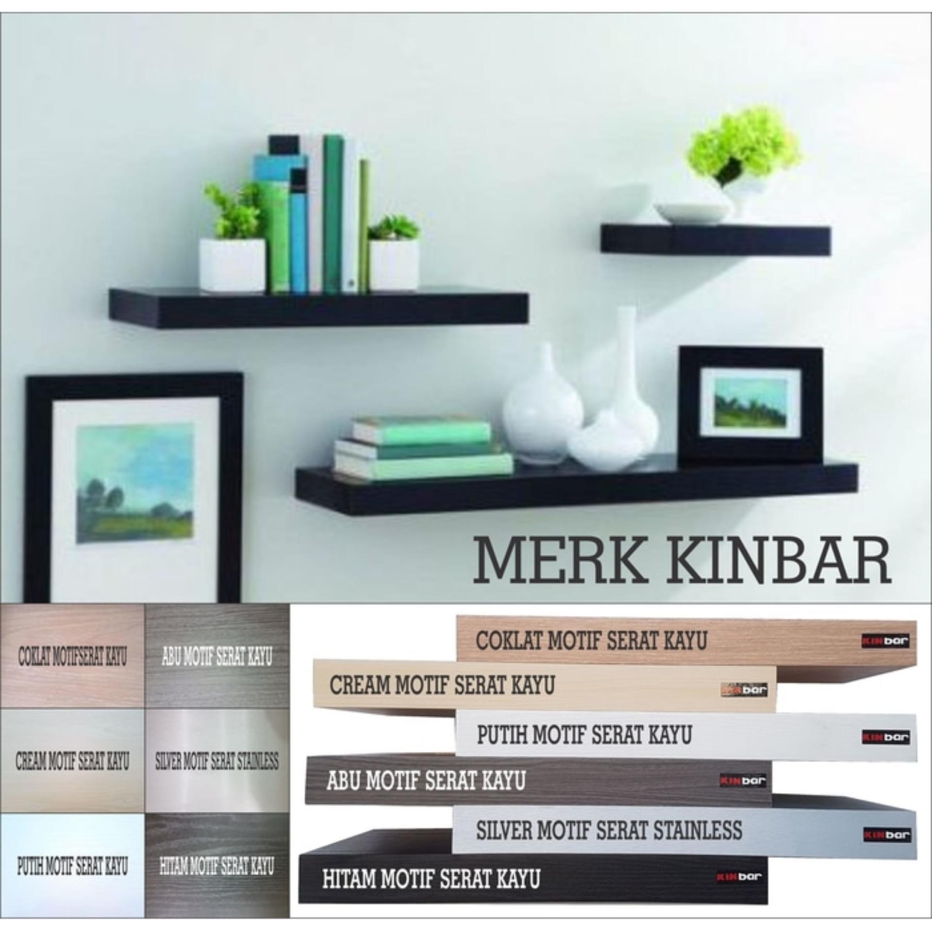 Rak Buku Besi Dinding Tempel Dinding Putih Minimalis Rak Dinding Dapur Kamar Tidur Vintage Rak Dinding Rak Buku 40x20x4cm Kinbara394 Putih Motif Serat Kayu