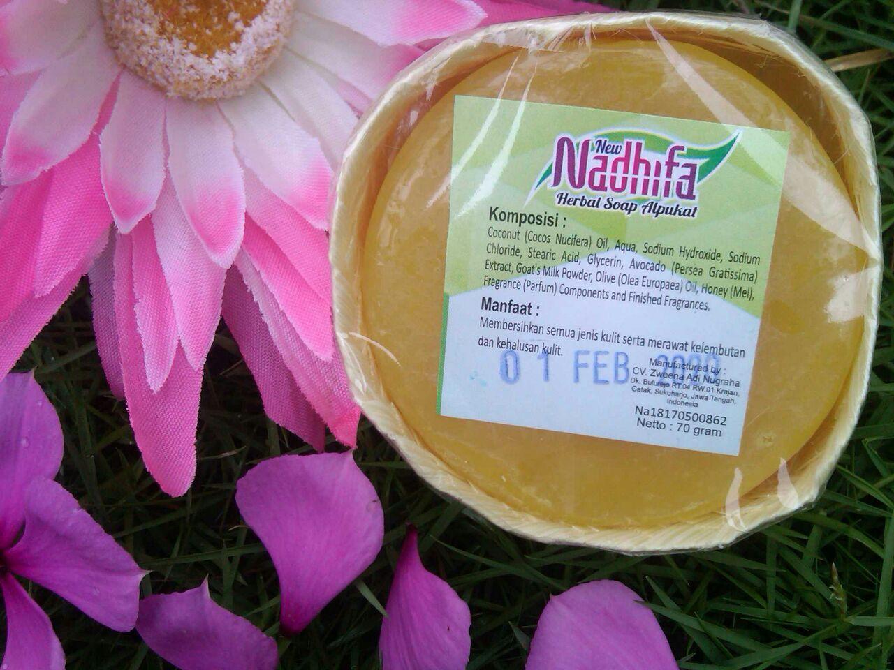 Sabun herbal nadhifa varian alpukat