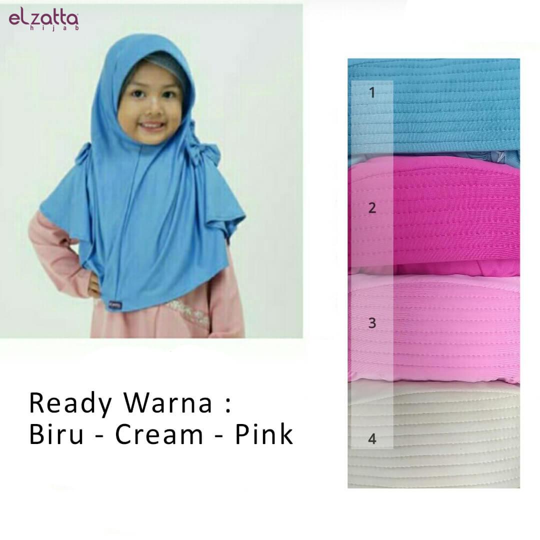 ELZATTA HIJAB ANAK / HIJAB INSTAN ANAK / BERGO ANAK / ELZATTA BASIC USIA 5-8 TAHUN