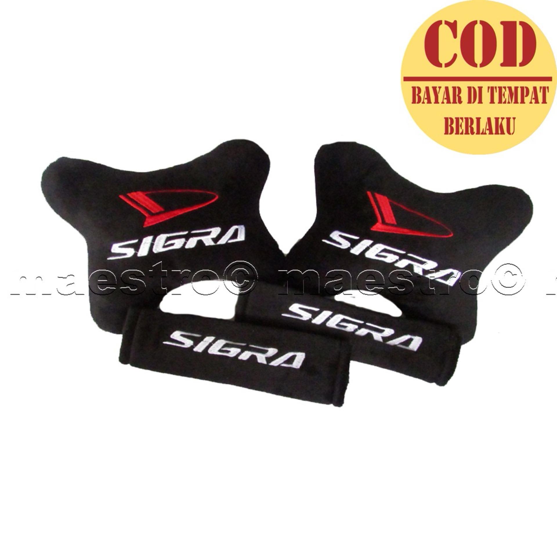 Bantal Mobil Interior Mobil Sandaran Jok Mobil 2in1 Daihatsu Sigra