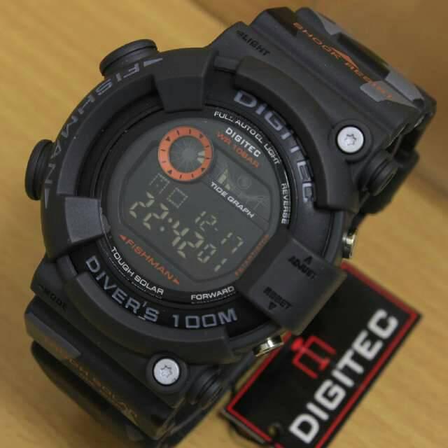 Jam Tangan Pria / Cowok Digitec 2089 Hitam Original