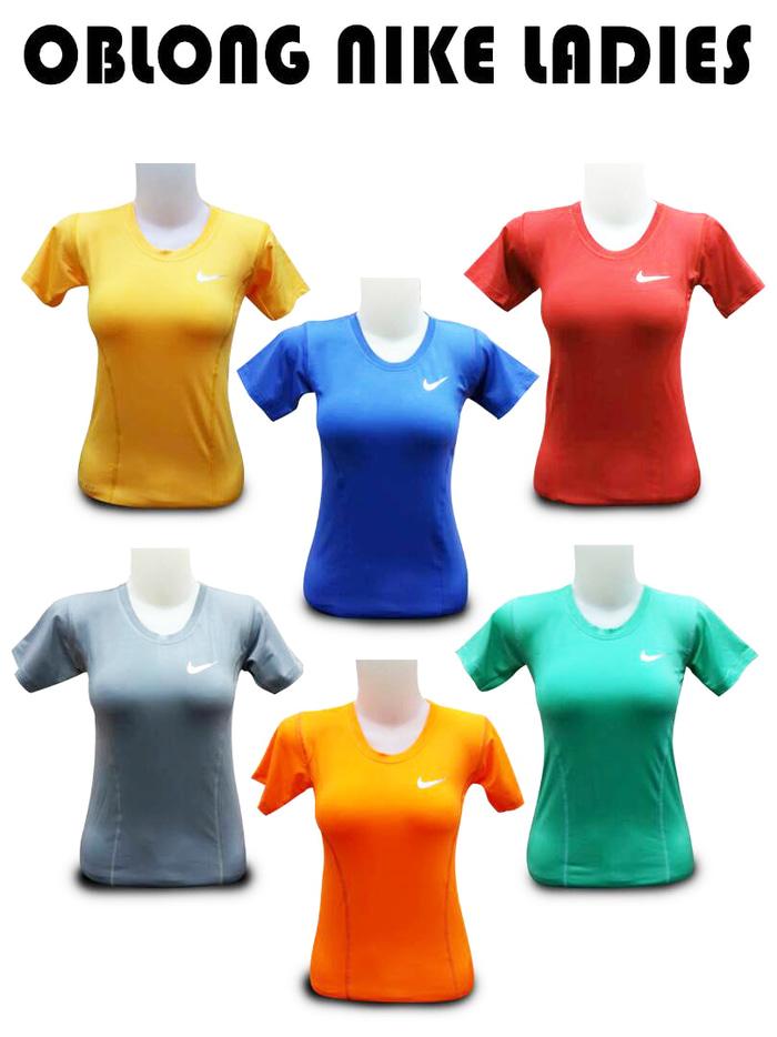 Baju Gym Fitness Senam Yoga Import Nike Polos Wanita - 4MYY91