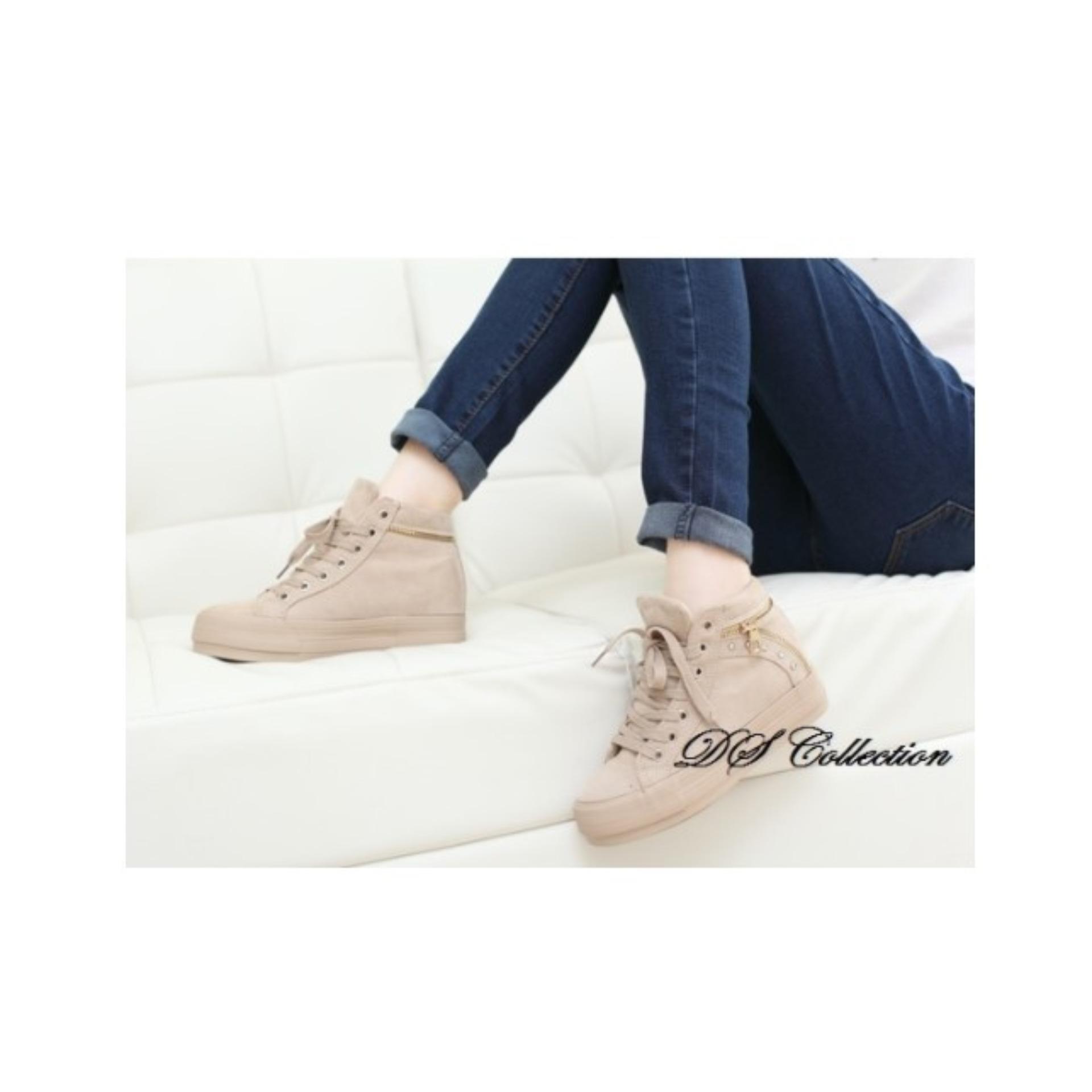 Sepatu Boots Wedges Wanita SBO327
