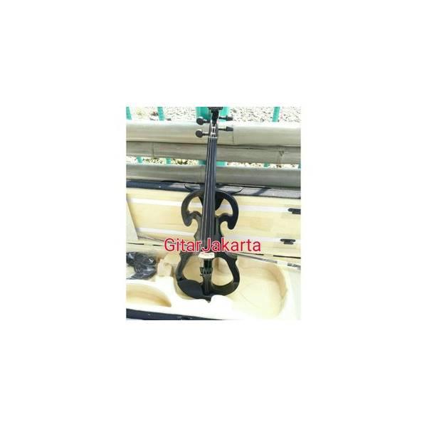 Biola Elektrik Warna Hitam Ukuran 4/4 Merk Cowboy Murah Jakarta