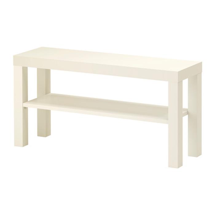 IKEA LACK Meja TV 90x26x45 cm, Putih / Hitam