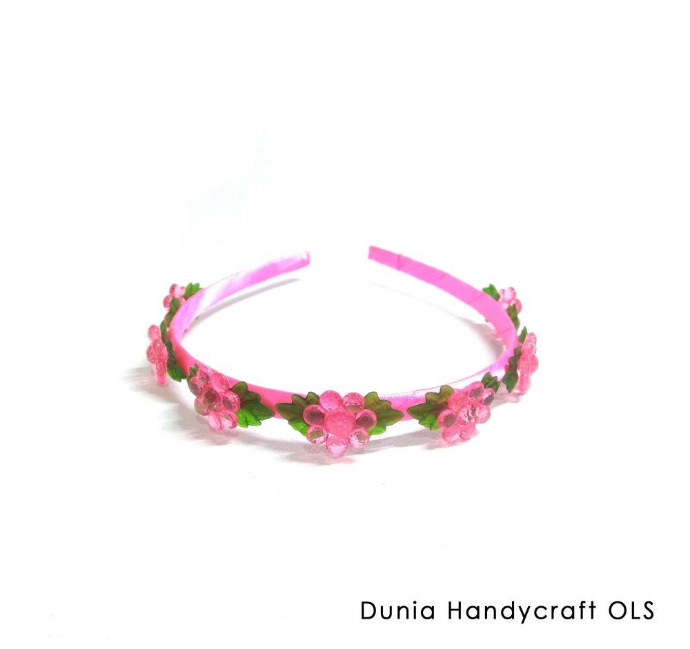 Bando Bunga Putik Matahari Pink Termurah