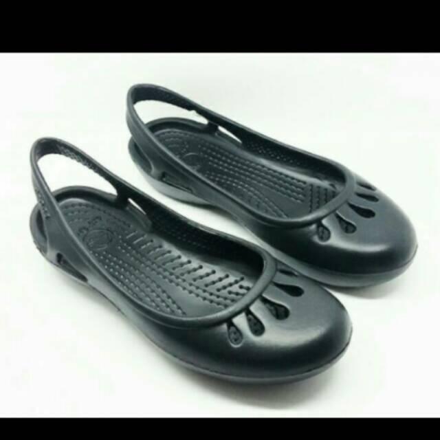 Crocs Malindi Ori / Sepatu Sendal Selop/ Flat Jelly Shoes