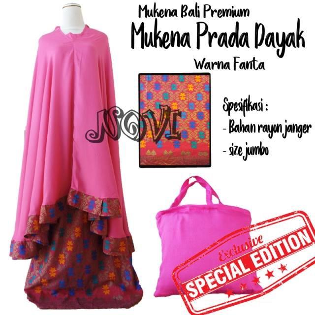 Mukena Bali Jumbo Songket Prada Dayak
