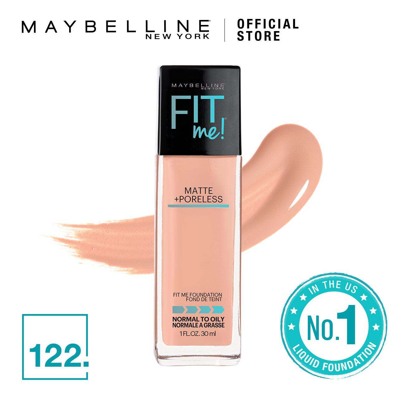 Fit Me Matte Poreless Foundation 122 Creamy Beige