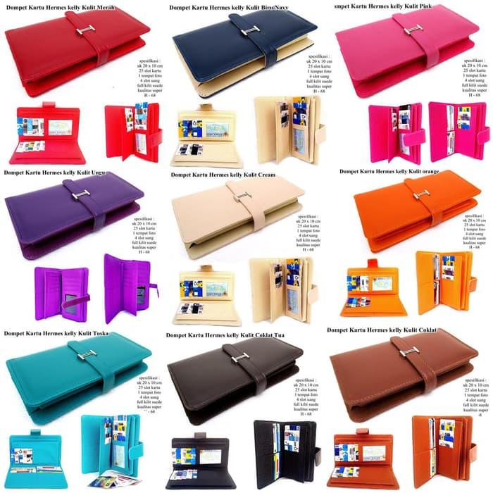 TERLARIS!!! SHOPPING CARD ORGANIZER (SCO) DOMPET HERMES KELLY CARD SOFT - PXq6g7