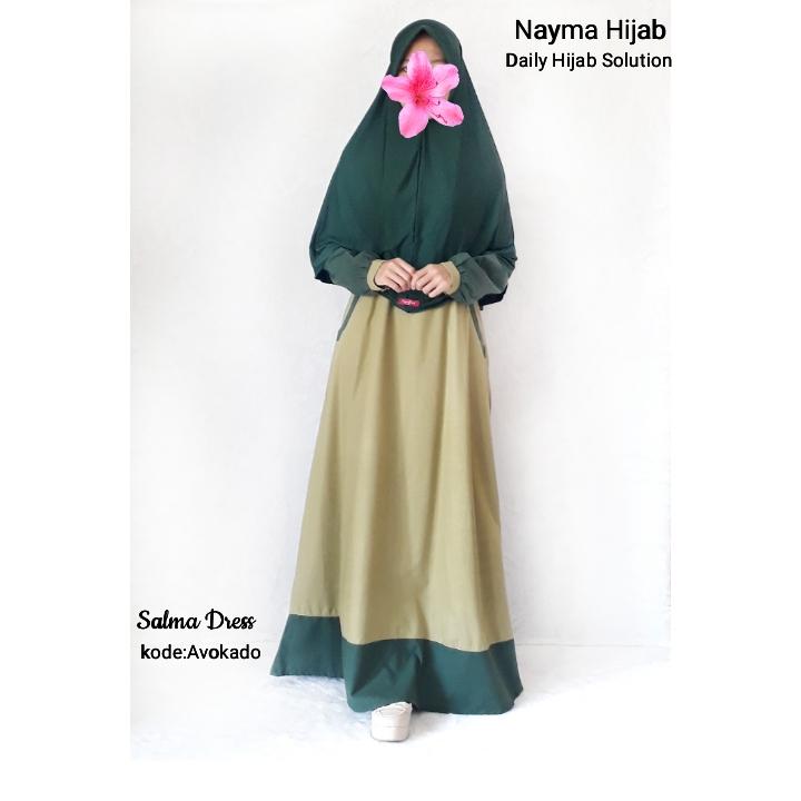 gamis katun original SALMA DRESS bajumurah wanita