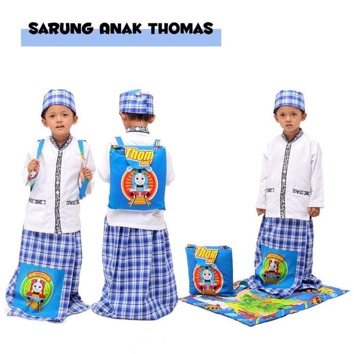 SARUNG ANAK THOMAS NEW SIZE M / PERLENGKAPAN SHOLAT / ALAT SHOLAT / SARUNG / SARUNG ANAK / SARUNG KARAKTER ANAK / SARUNG ANAK MURAH / SARUNG ANAK BERKUALITAS / BEST SELLER