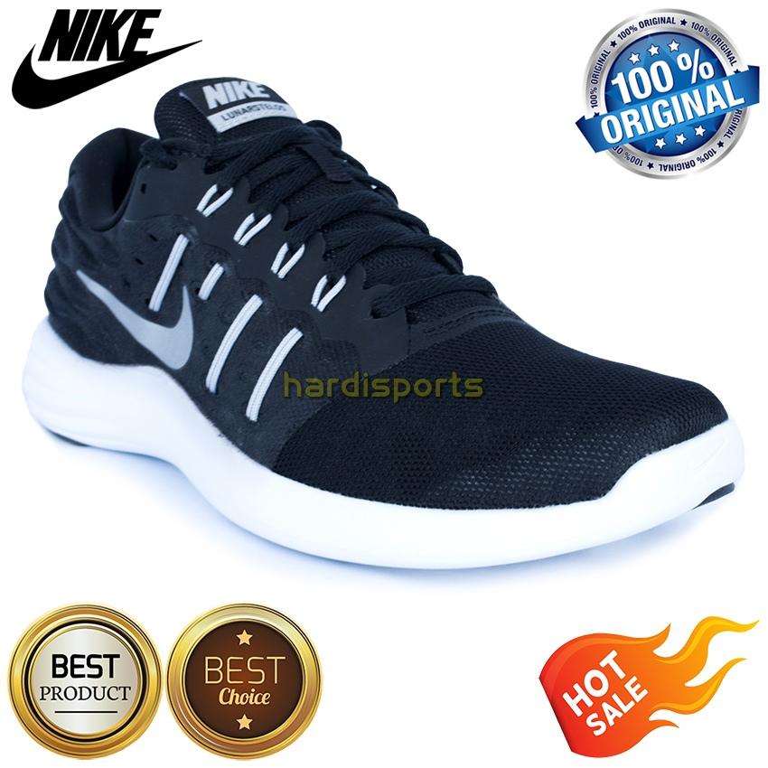 Sepatu Running Pria Nike Lunarstelos 844591-001 - Black