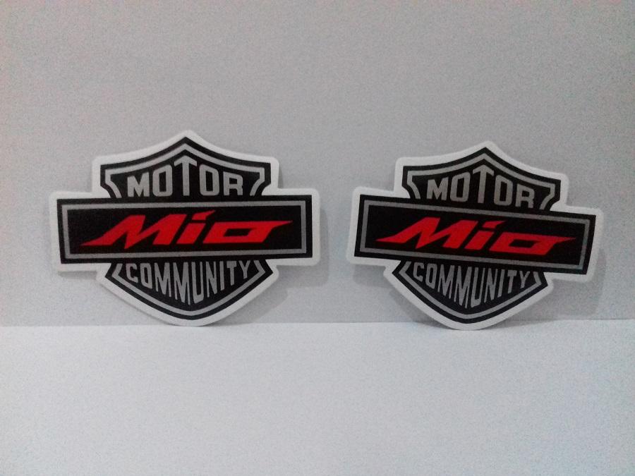 Stiker Mio Community isi 2 pcs