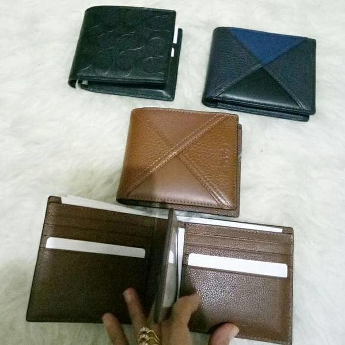 Coach Men Wallet Full Leather. Dompet Pria Coach Original