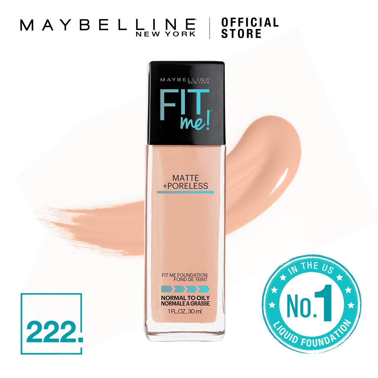 Fit Me Matte Poreless Foundation 222 True Beige
