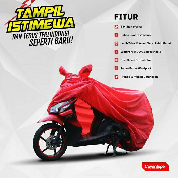 Cover / selimut motor Merk CoverSuper buat motor matic / bebek - uhGyP0