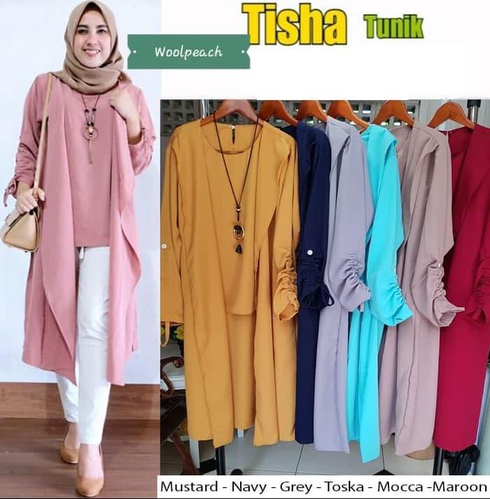 BaBa Baju Atasan Wanita / Blouse Wanita / Baju Muslim Wanita / Tunik Wanita / Dres Wanita / Kemeja Wanita / Fashion Wanita / Baju Murah / Tisha Tunik Blouse