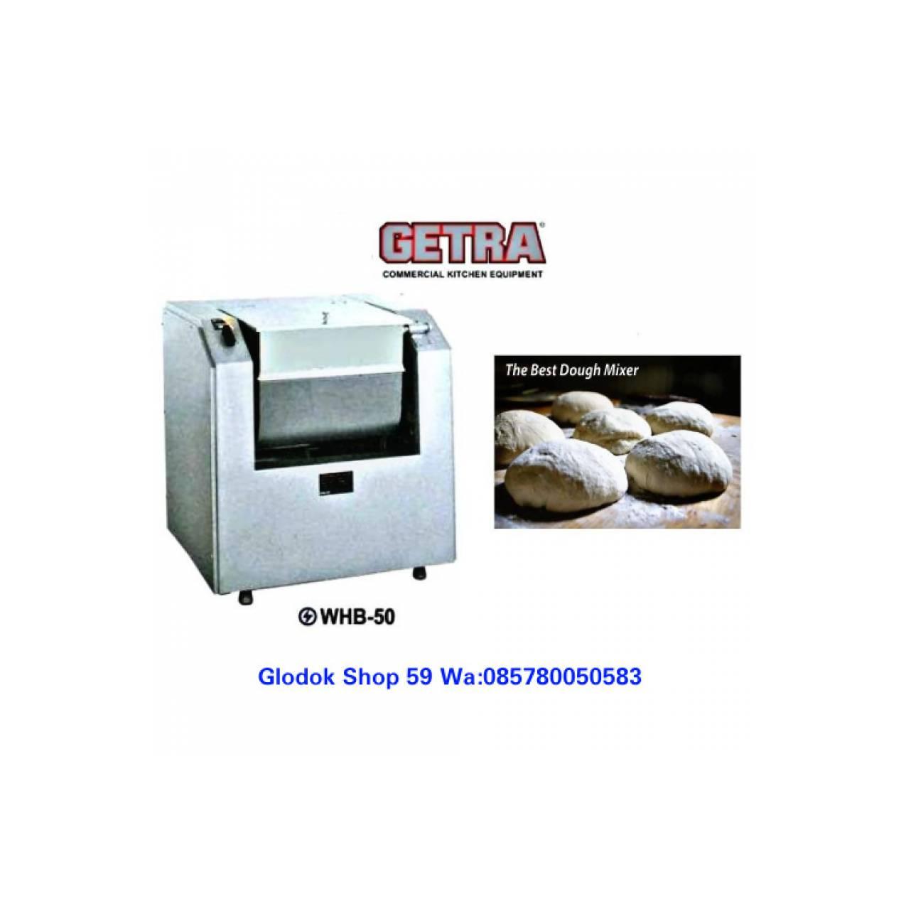 HORIZONTAL DOUGH MIXER GETRA WHB-50 UNTUK MEMBUAT ADONAN MIE PASTEL