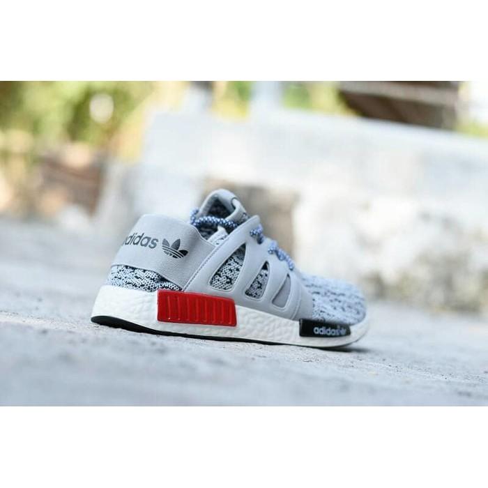 Promo Termurah Sepatu Adidas NMD Turtle Dove Premium Import / Abu Abu Putih / NMD02 Gratis Ongkir