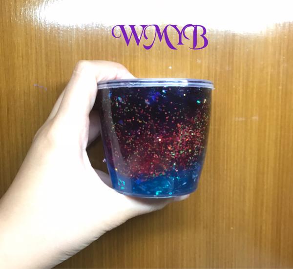 Galaxy Slime By Wmybshop Galaksi Bintang Clear Holdable Wangi