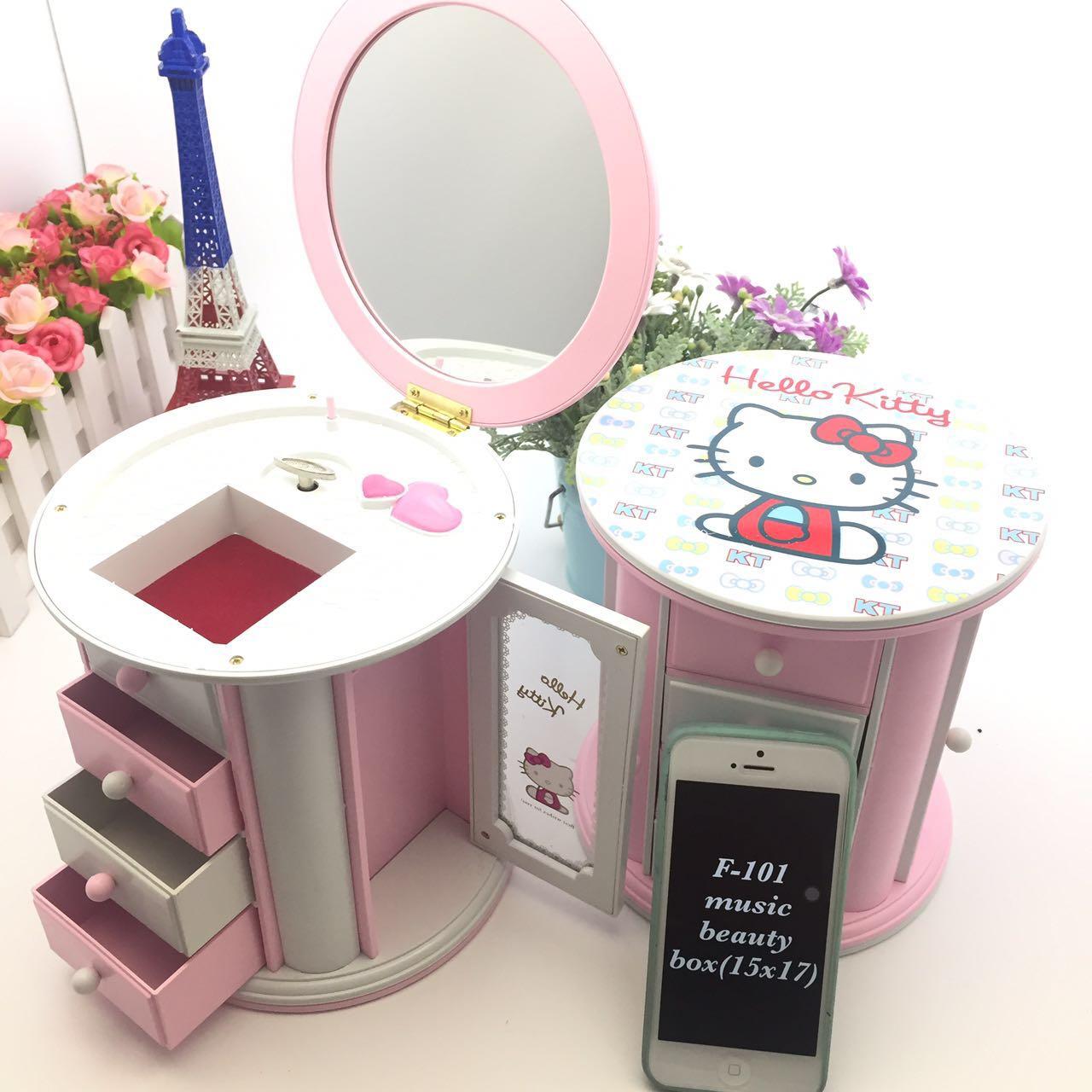 Kotak Musik (Music Box) Beuty F101 Hello Kitty