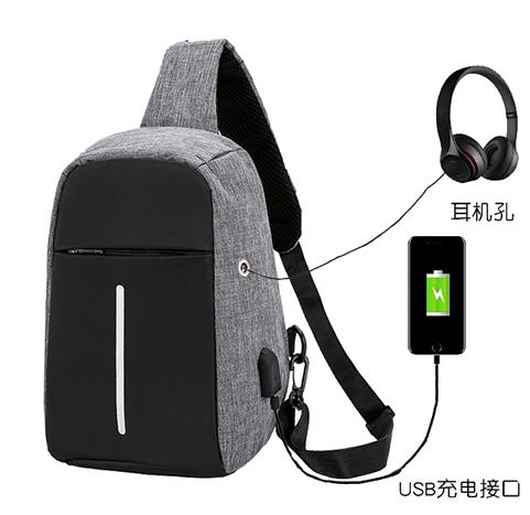 KINO Best Seller Sling Tas Anti Maling / Anti Air Bodypack USB Charger Tas Powerbank Tas Vape Tas Kosmetik