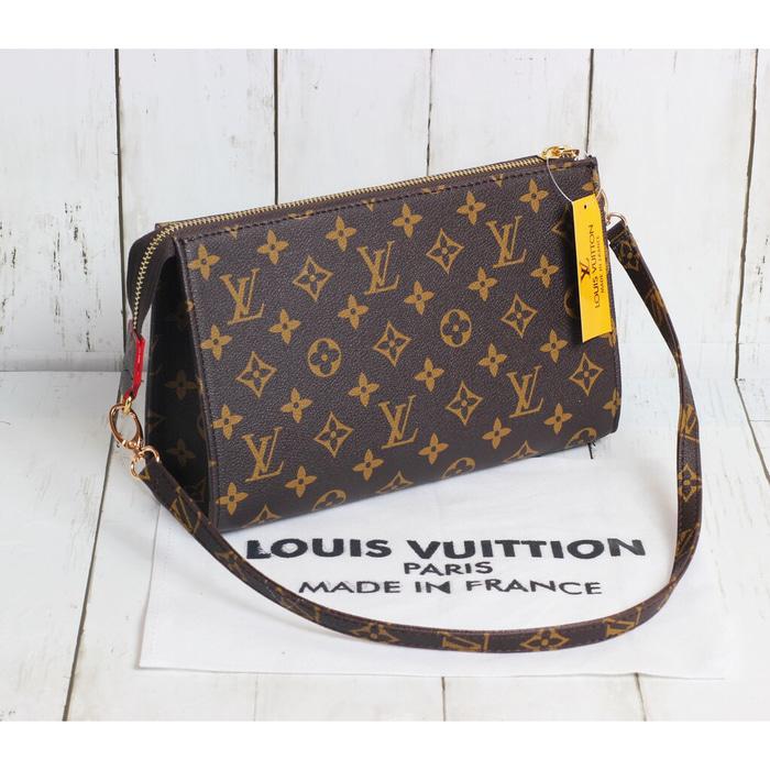 BEST SELLER!!! Tas Wanita Tas Batam Import Lv Mini Clutch 2 Fungsi IB - DAMIER KOTAK - xjrQkE