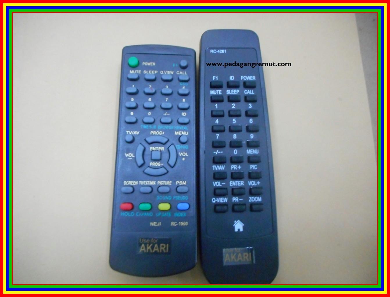 Remot Remote TV Tabung Akari