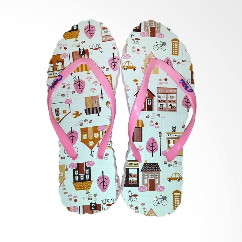 SANDAL JEPIT RESTAURANT PINK FASHION WANITA CANTIK TERMURAH TERLARIS HARGA GROSIR BERKUALITAS