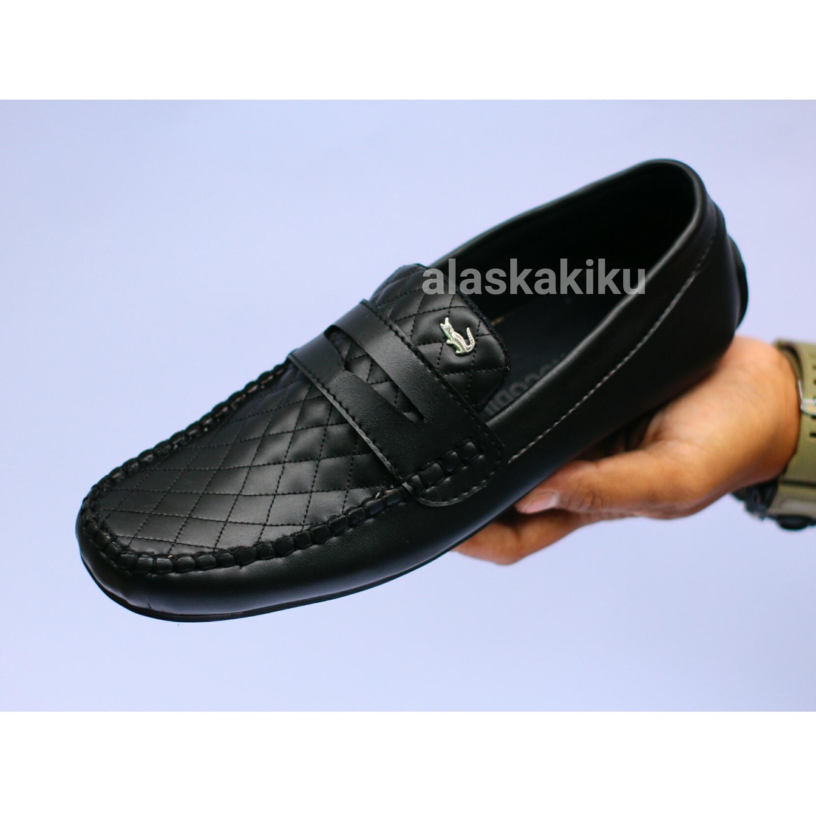 sepatu casual pria loafers crocodile pria kasual slop slip on kasual ( lokal ) kickers guci