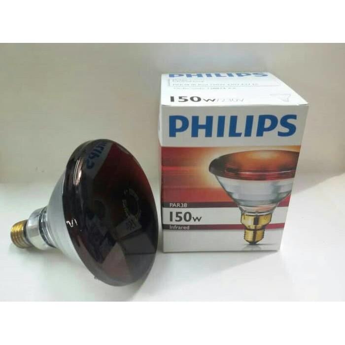 Bohlam Lampu Infrared 150W PHILIPS / Lampu Terapi Philips