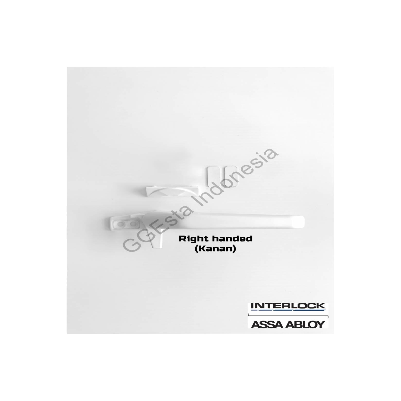 Interlock Assa Abloy NZ Rambuncis Avon Window Handle White
