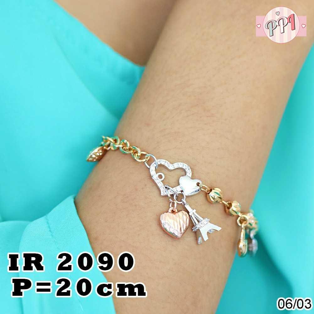 Gelang Rantai Love Eifell R 2090