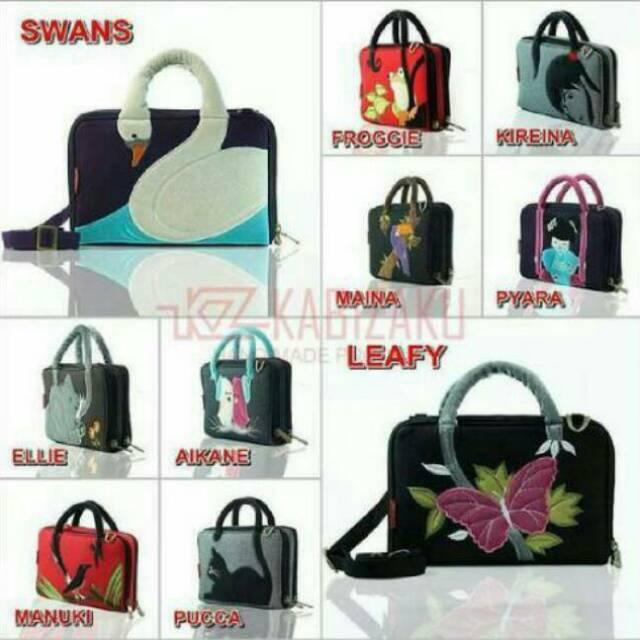 Kabizaku Purse tas selempang / pouch organizer karakter / dompet grosir / kucing gajah kodok angsa