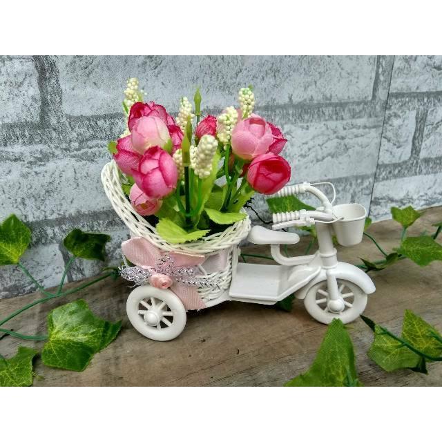 buket bunga sepeda kelereng mini shabby chic ariani1318 ikea home dekorasi shaby chic