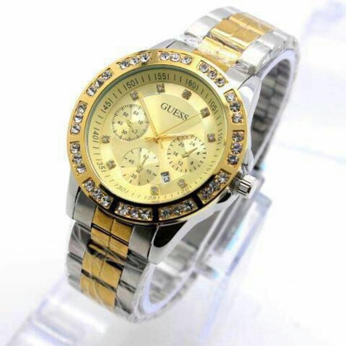 PROMO TERBATAS!!! jam tangan wanita guess ( rolex gucci bonia chopard casio hermes gc) Terbaru Murah