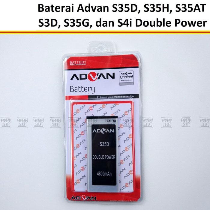 Baterai Handphone Advan S35G Original Double Power | Batre, Batrai HP