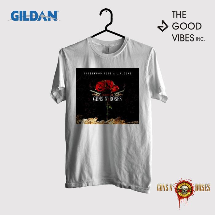 Kaos Band Guns And Roses Original Gildan - The Roots OF Guns